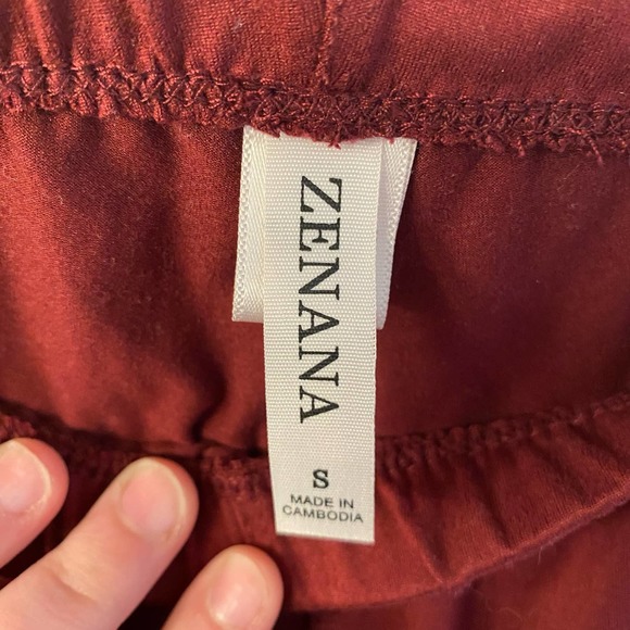 Zenana Womens 2-piece tunic set color Burgandy - Picture 3 of 8